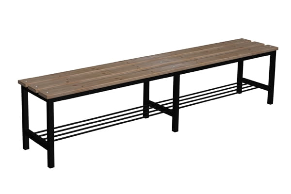 Ławka korytarzowo szatniowa z półką na buty Premium bez oparcia 1,5m lub 1,8m lub 2,0m