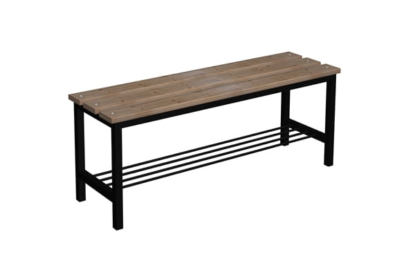 Ławka korytarzowo szatniowa z półką na buty Premium bez oparcia 1m lub 1,2m