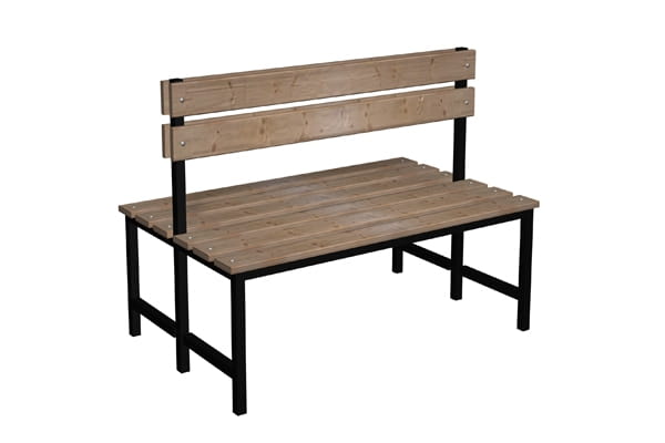 Ławka szatniowo korytarzowa Premium 2-str. z oparciem 1m lub 1,2m