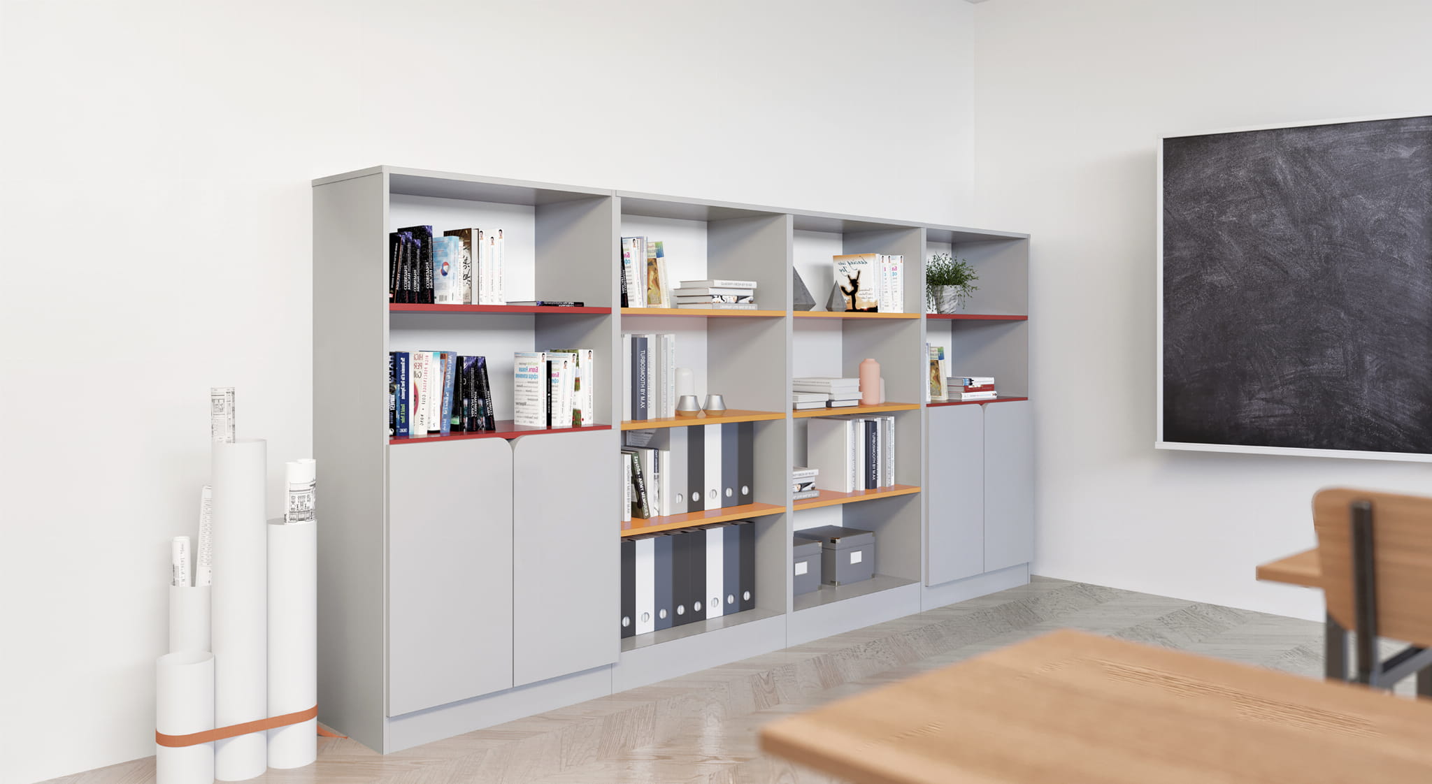 Zestaw szafek szkolnych nr 127 Mazur OWE