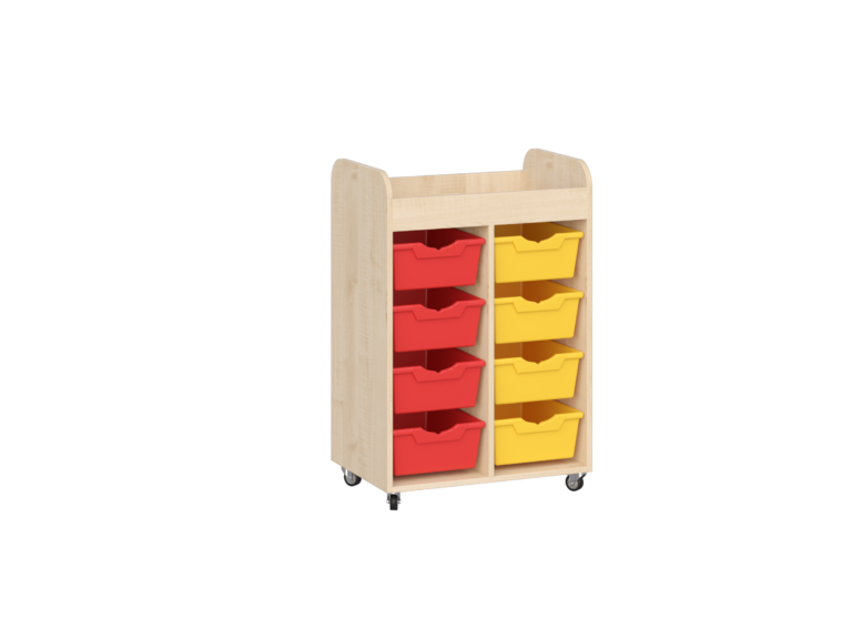 Mobilny regał z pojemnikami Primo 230