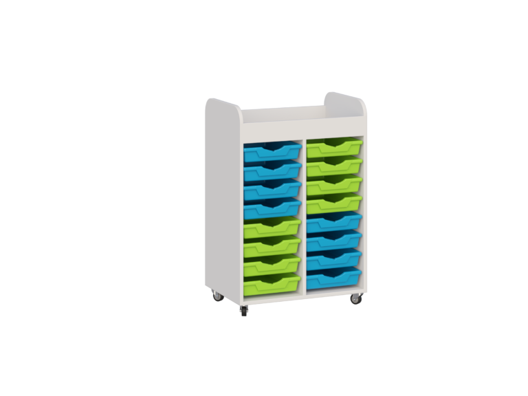 Mobilny regał z pojemnikami Primo 231