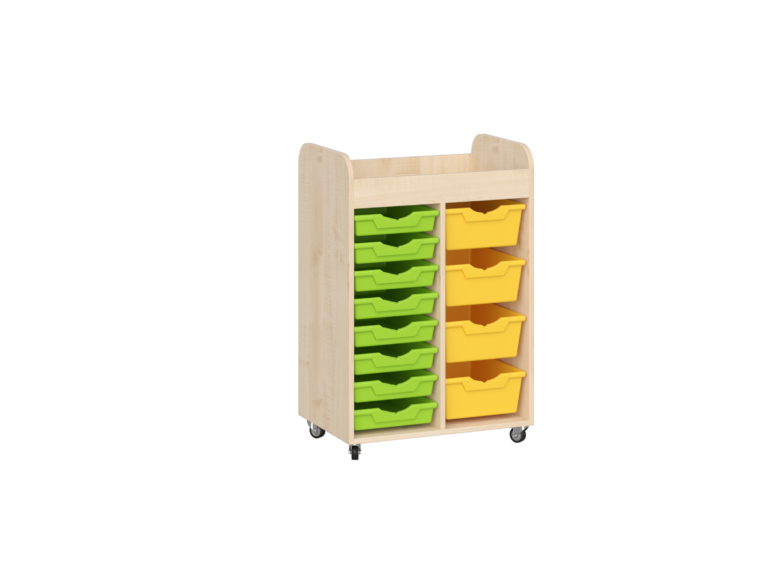 Mobilny regał z pojemnikami Primo 232