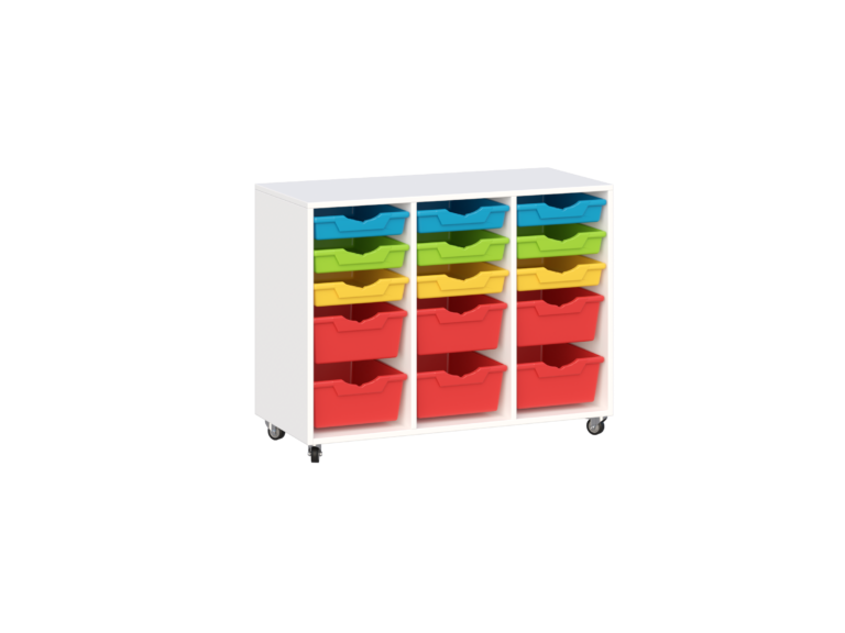 Mobilny regał z pojemnikami Primo 235