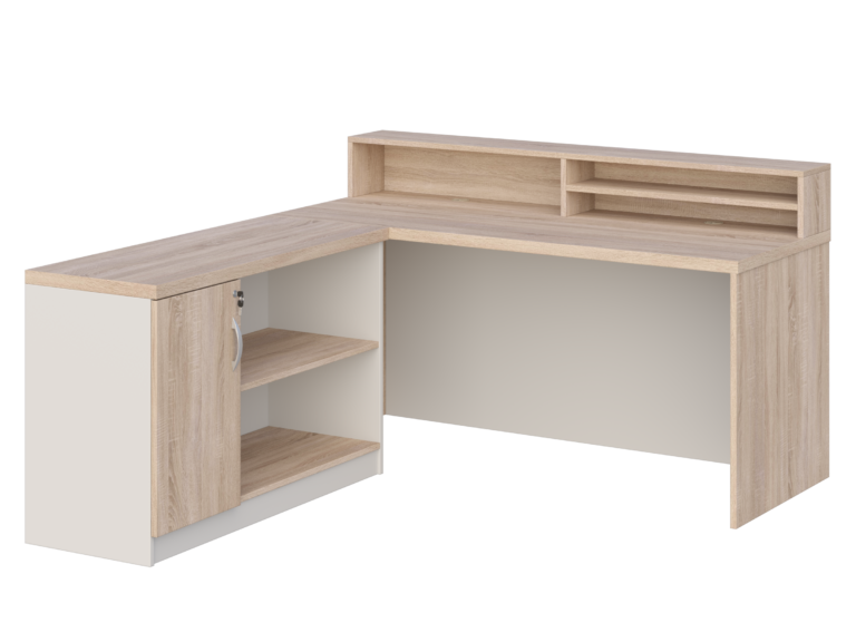 KUJAWIAK PREMIO ZESTAW 11 - Biurko z nadstawką dł. 1600 z komodą Nr 1