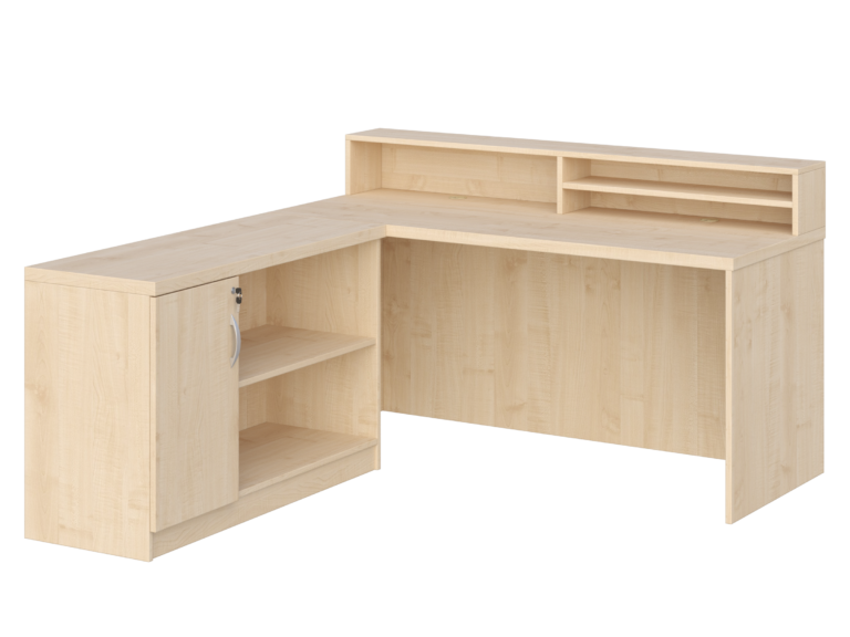 KUJAWIAK PREMIO ZESTAW 14 - Biurko z nadstawką dł. 1800 z komodą Nr 1