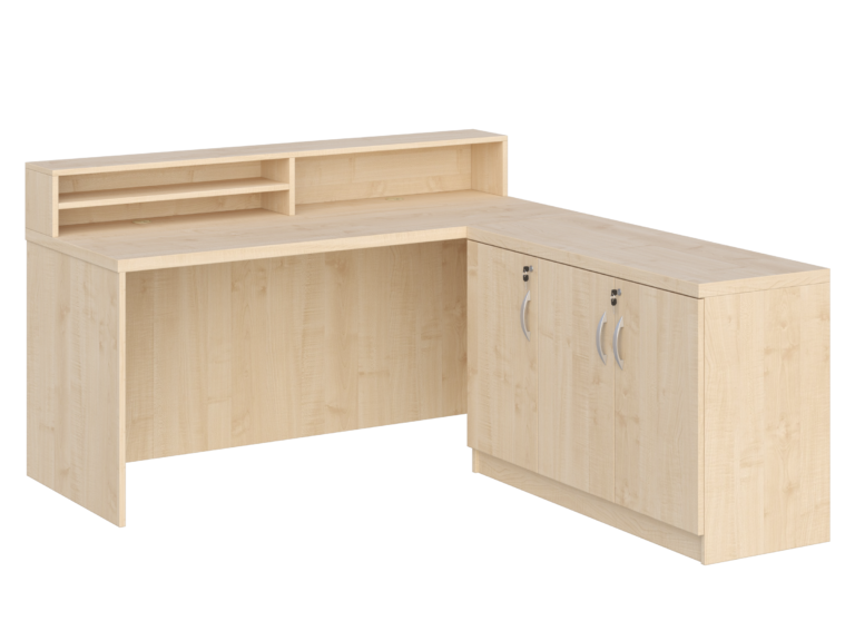 KUJAWIAK PREMIO ZESTAW 16 - Biurko z nadstawką dł. 1800 z komodą Nr 3