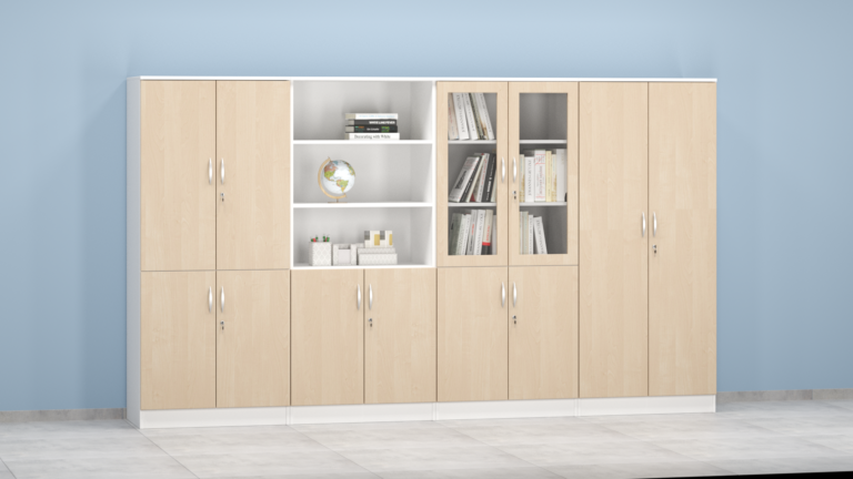 Zestaw szaf Kujawiak MAXI Nr 102 do klas i pracowni szkolnych
