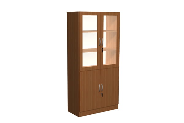 Szafa szkolna z witryną Kujawiak MAXI 3, gł. 500 mm