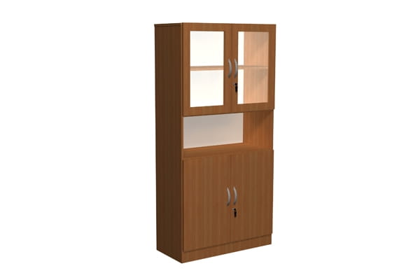 Szafa szkolna z witryną Kujawiak MAXI 5, gł. 500 mm