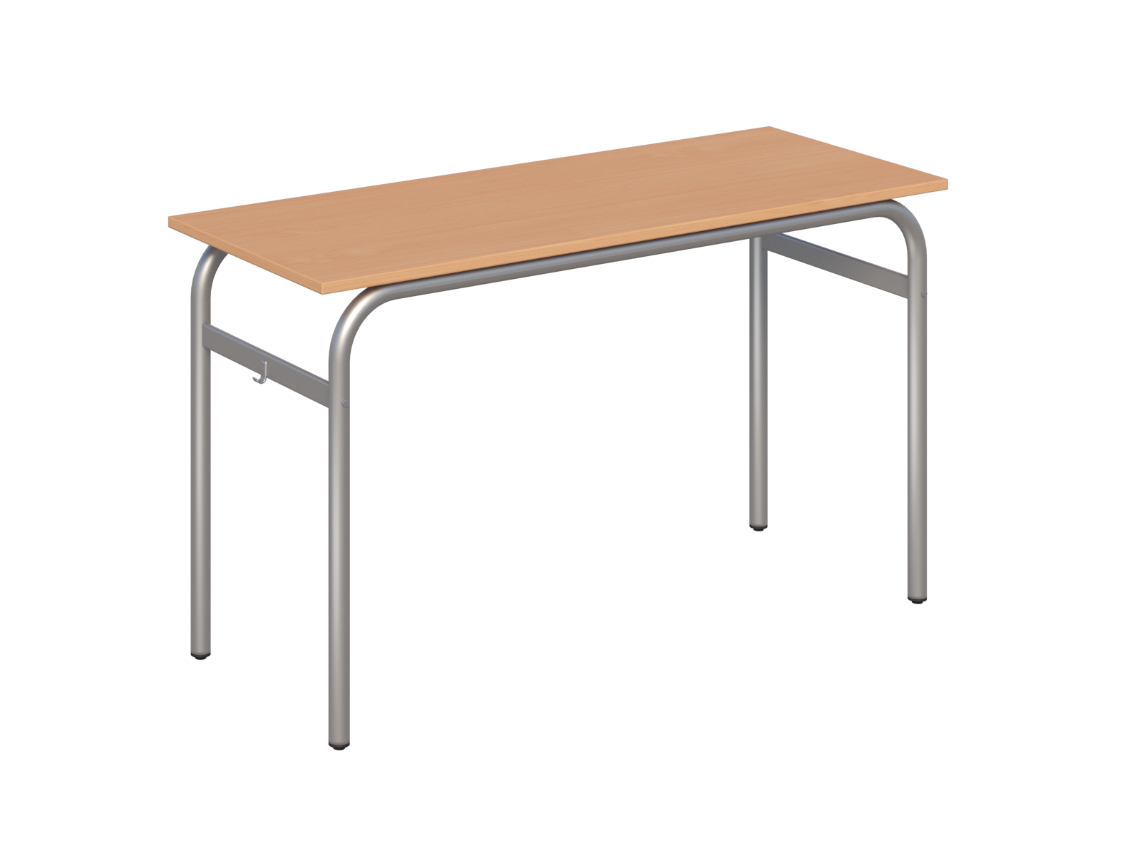 Ławka szkolna Alan 2-osobowa, stała wysokość