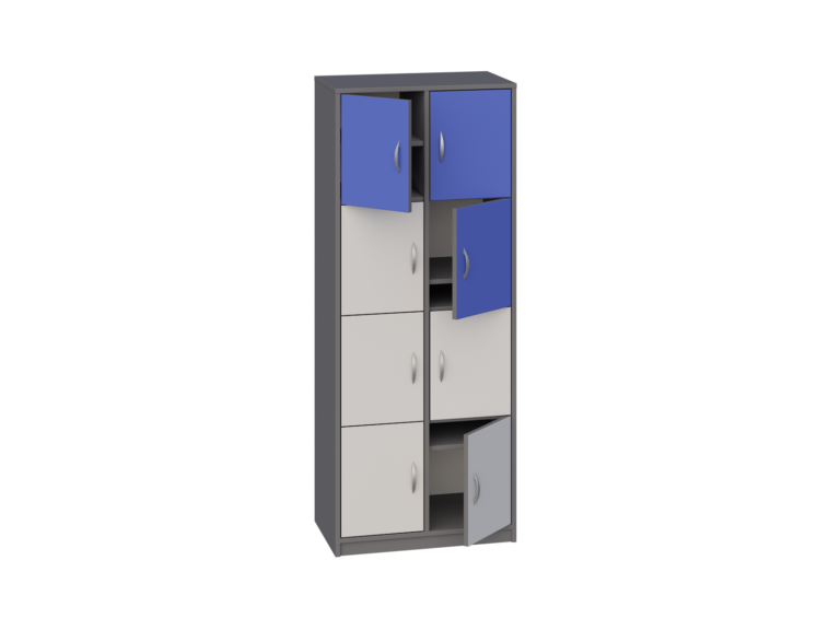 Ultra 219_Szafa ze schowkami z półką szkolno-przedszkolna