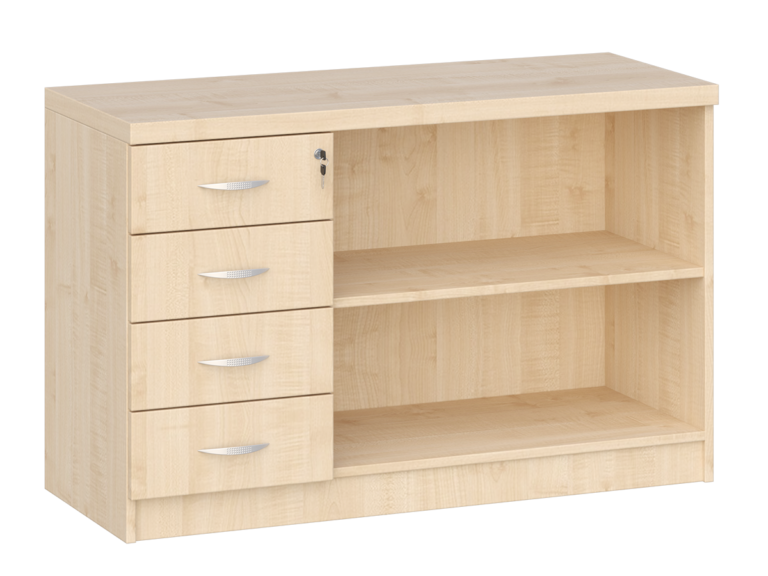 KUJAWIAK PREMIO Nr 4 Komoda z szufladami i regałem