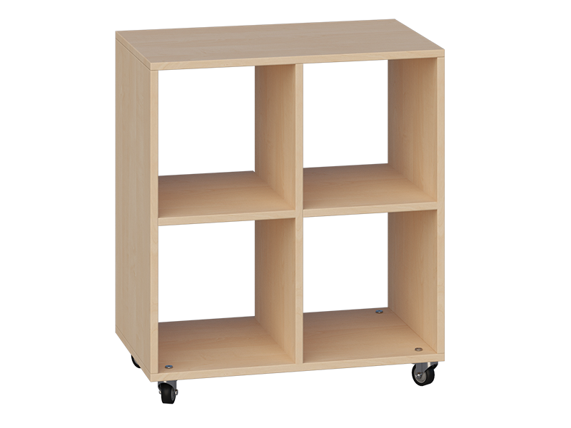 Mobilny regał podwójny, dwustronny Primo 245