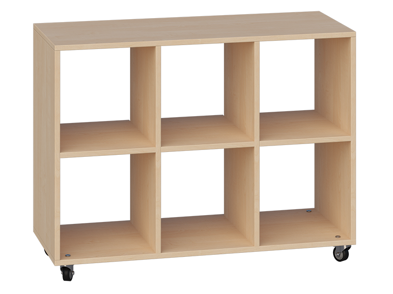 Mobilny regał potrójny, dwustronny Primo 246