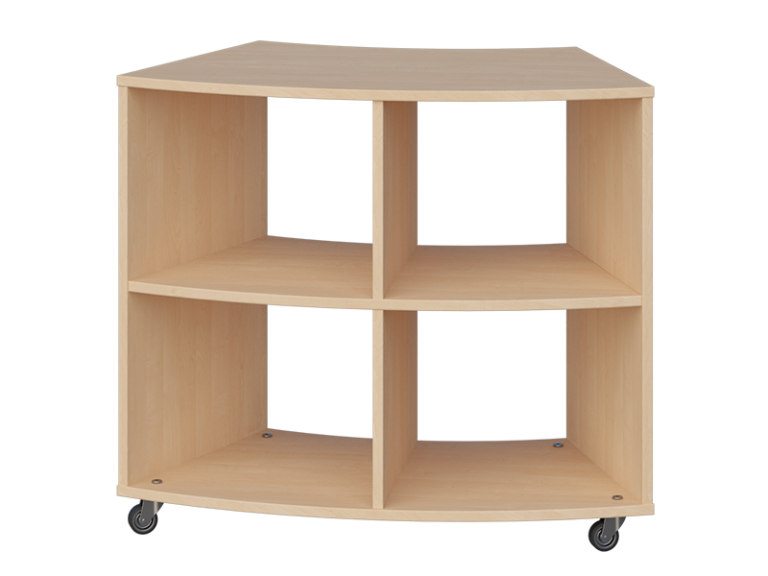 Mobilny regał półokrągły, dwustronny Primo 247