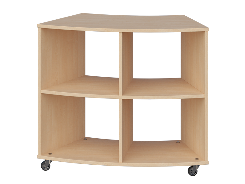 Mobilny regał półokrągły, dwustronny Primo 247